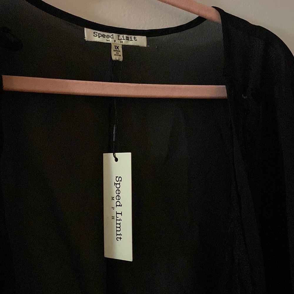 NWT Sheer Robe🕷 - Picture 3 of 3